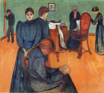 病室での死 1893年 エドヴァルド・ムンク Oil Paintings